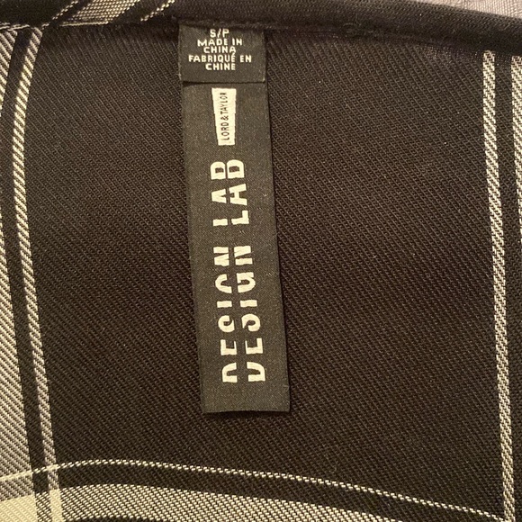 Design Lab Plaid Blouse with Bell Sleeves - Picture 4 of 4